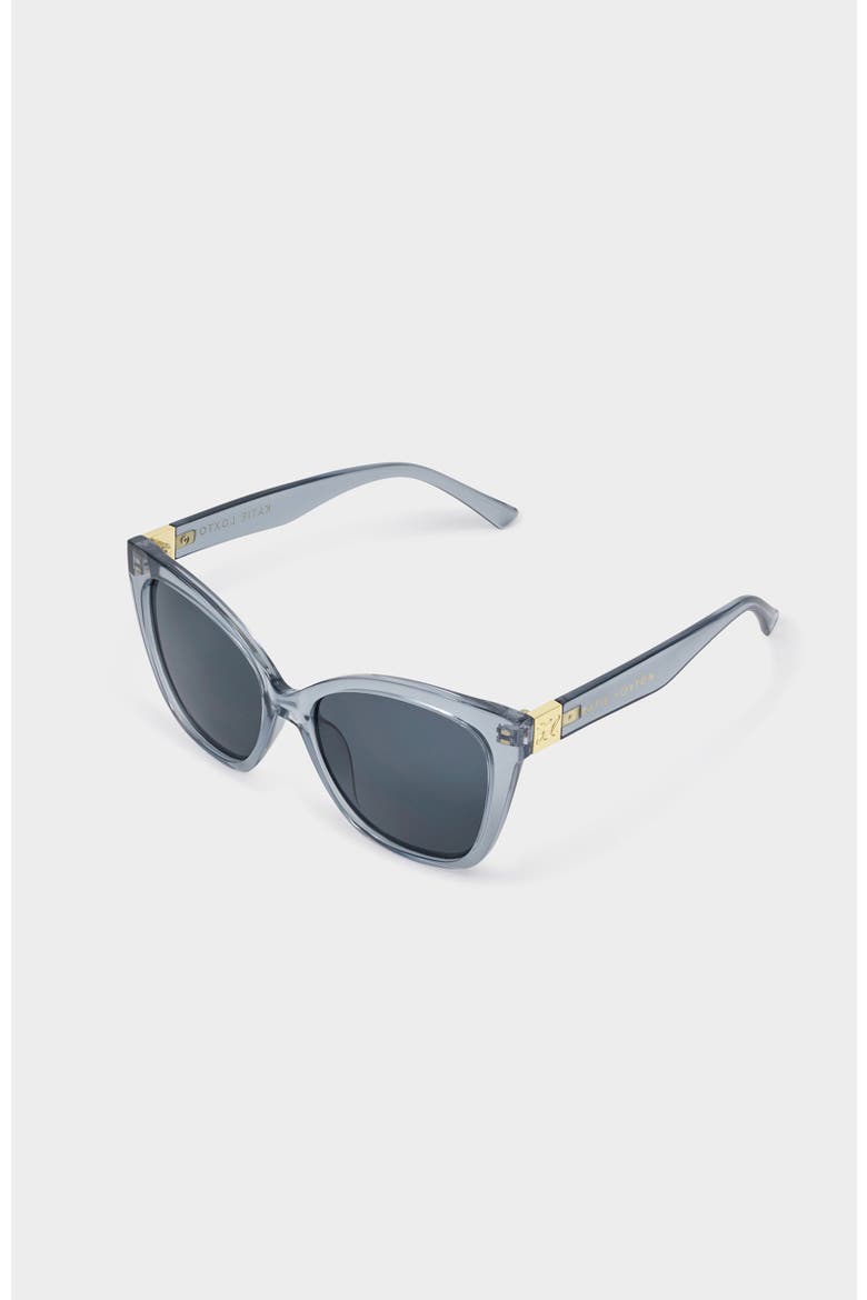 Mykonos Sunglasses, Alternate, color, Blue Transparent