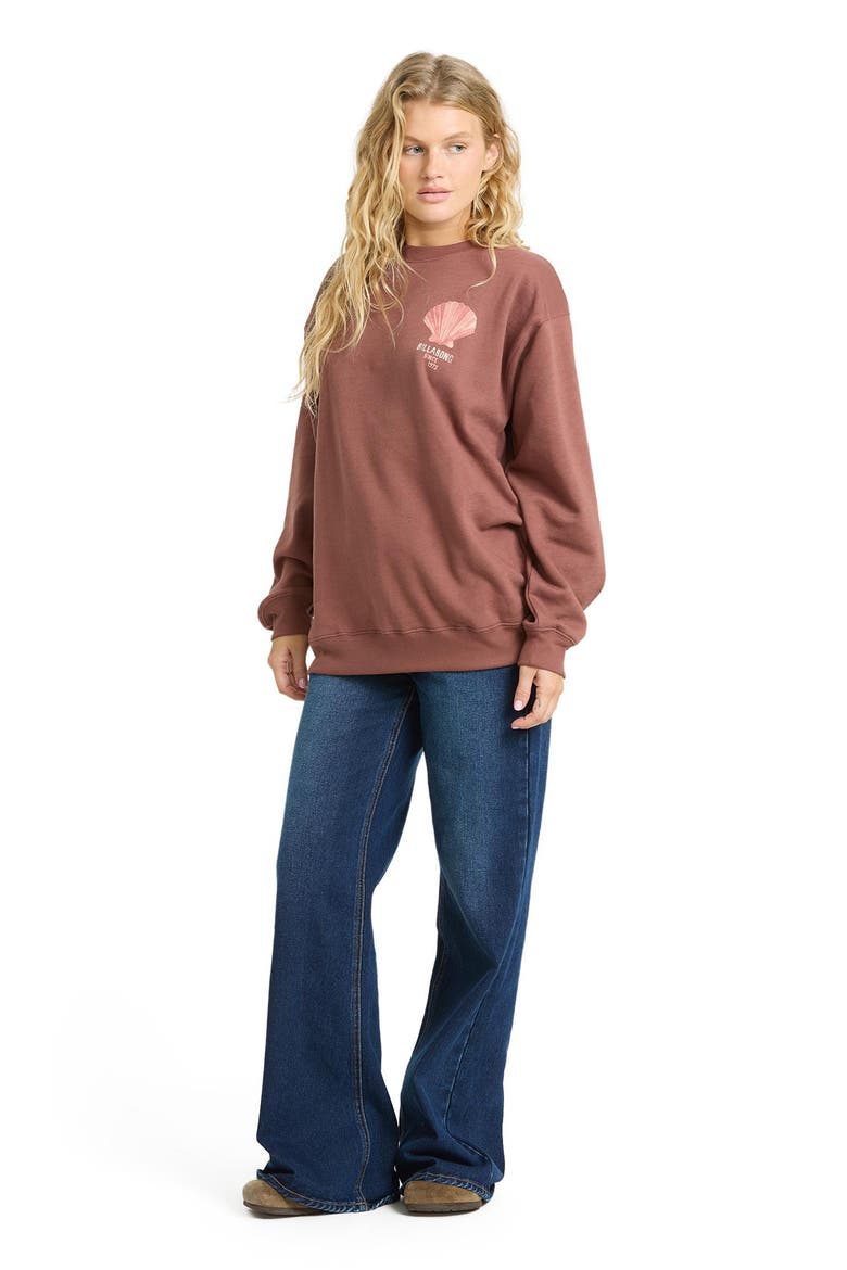 Light in View Graphic Sweatshirt, Alternate, color, ESPRESSO