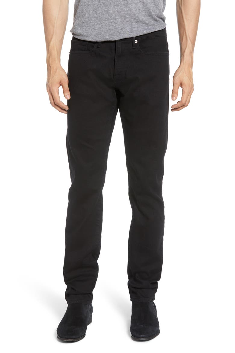L'Homme Slim Fit Jeans, Main, color, NOIR