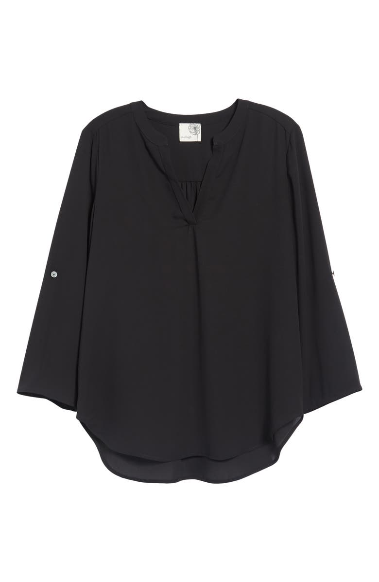 Everleigh Roll-Tab Sleeve Tunic, Alternate, color, 