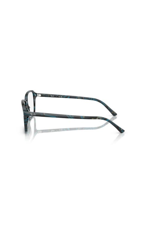 Ray Ban Ray-ban 54mm Square Optical Glasses In Blue
