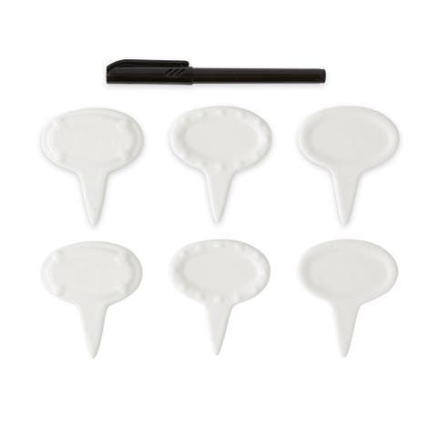 Oval Cheese Marker 6 Piece Set