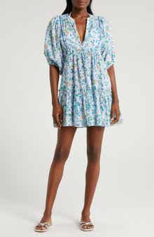 Poupette St Barth Aria Floral Cover-Up Minidress