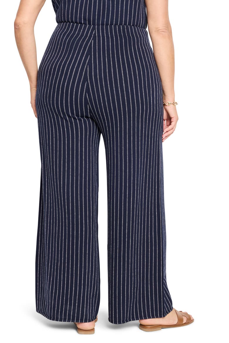 Destination Stripe Wide Leg Knit Pants, Alternate, color, INDIGO MULTI