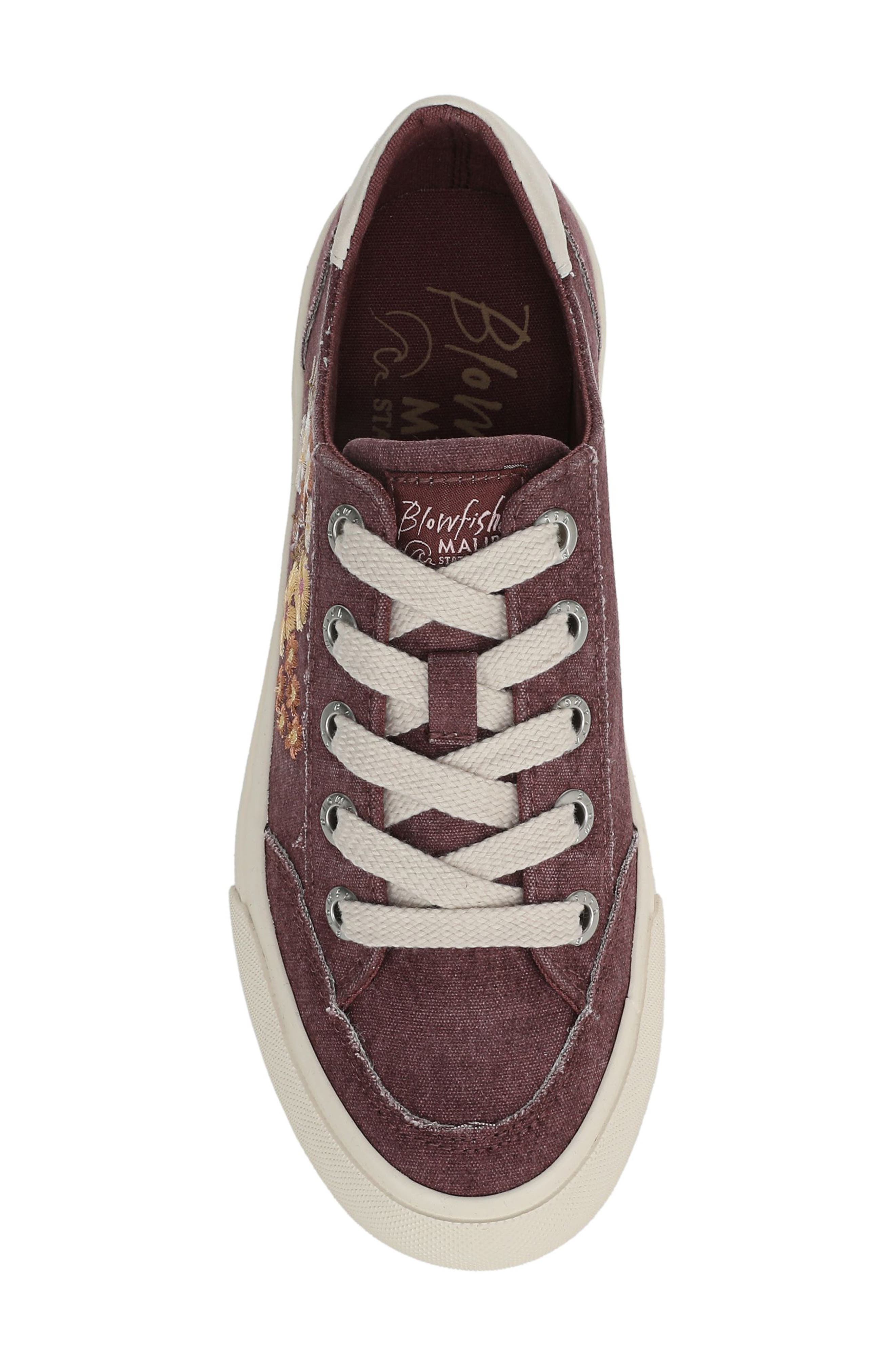 Blowfish Malibu Sadie-Sun 3 Platform Sneaker, Alternate, color, Deep Red Canvas