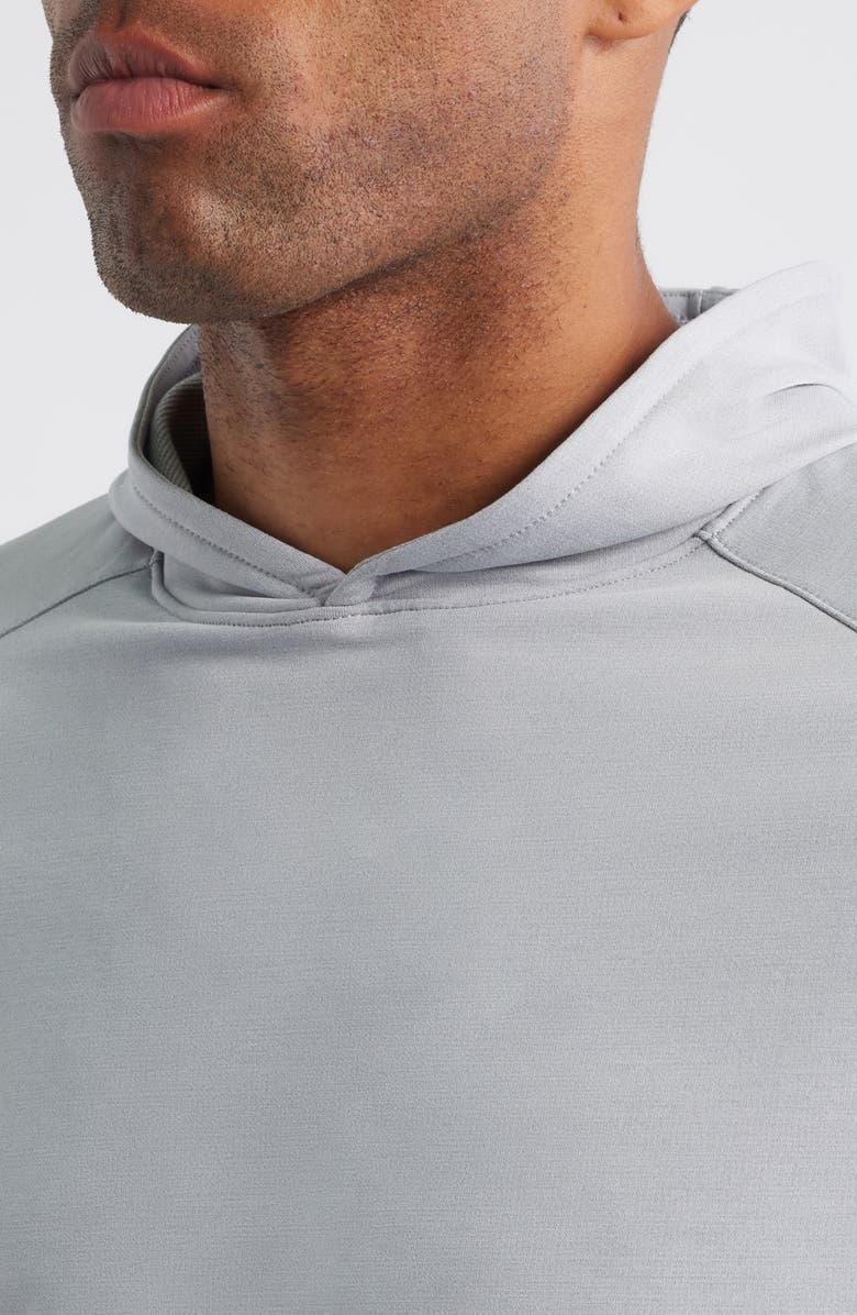Peter Millar Pine Performance Hoodie, Alternate, color, Gale Grey