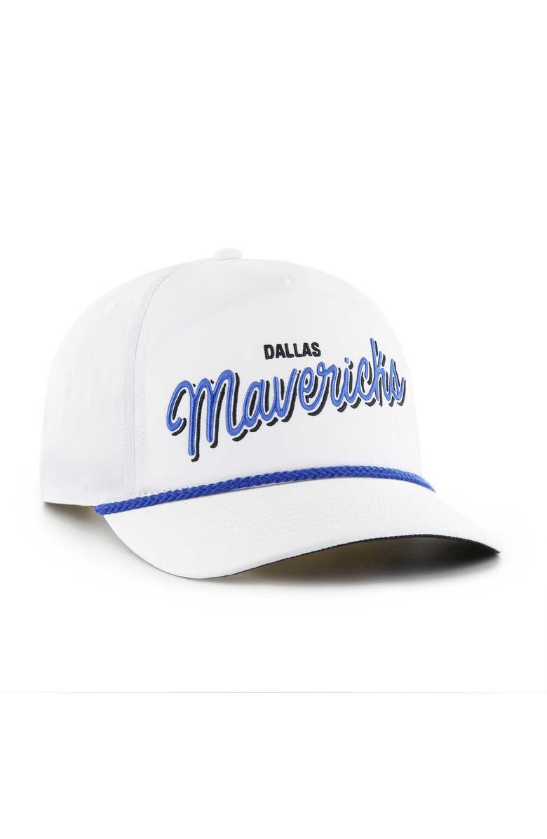 '47 Men's '47 White Dallas Mavericks Fairway Hitch brrr Adjustable Hat, Alternate, color,