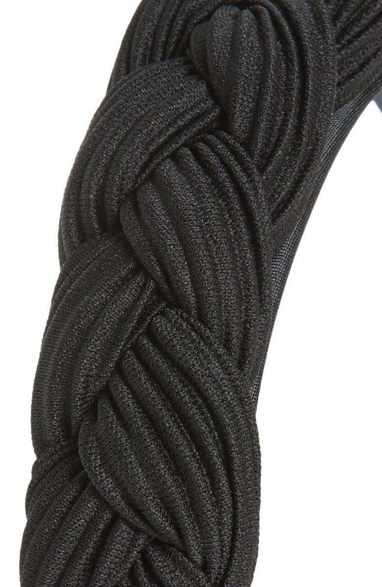 Tasha Braided Pleated Headband, Alternate, color,