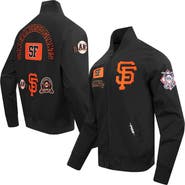 PRO STANDARD Men's Pro Standard Black San Francisco Giants Area Code Twill Full-Zip Jacket