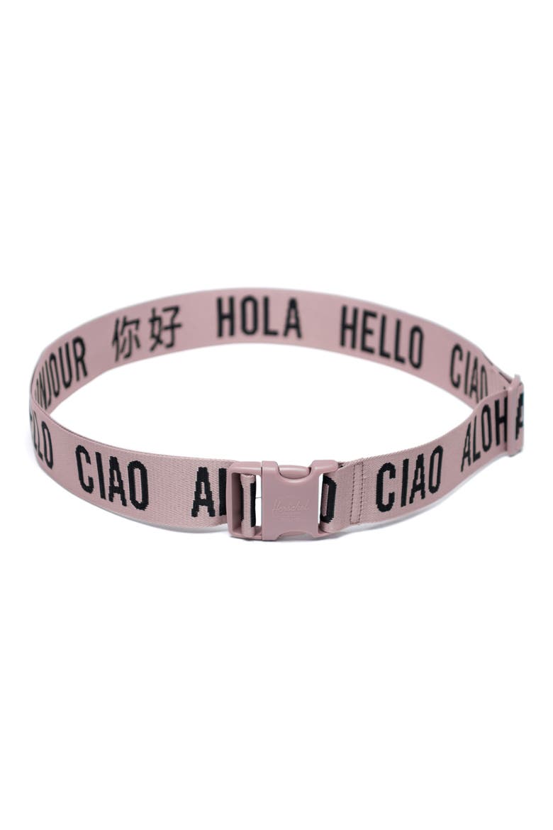 Luggage Belt, Main, color, ASH ROSE