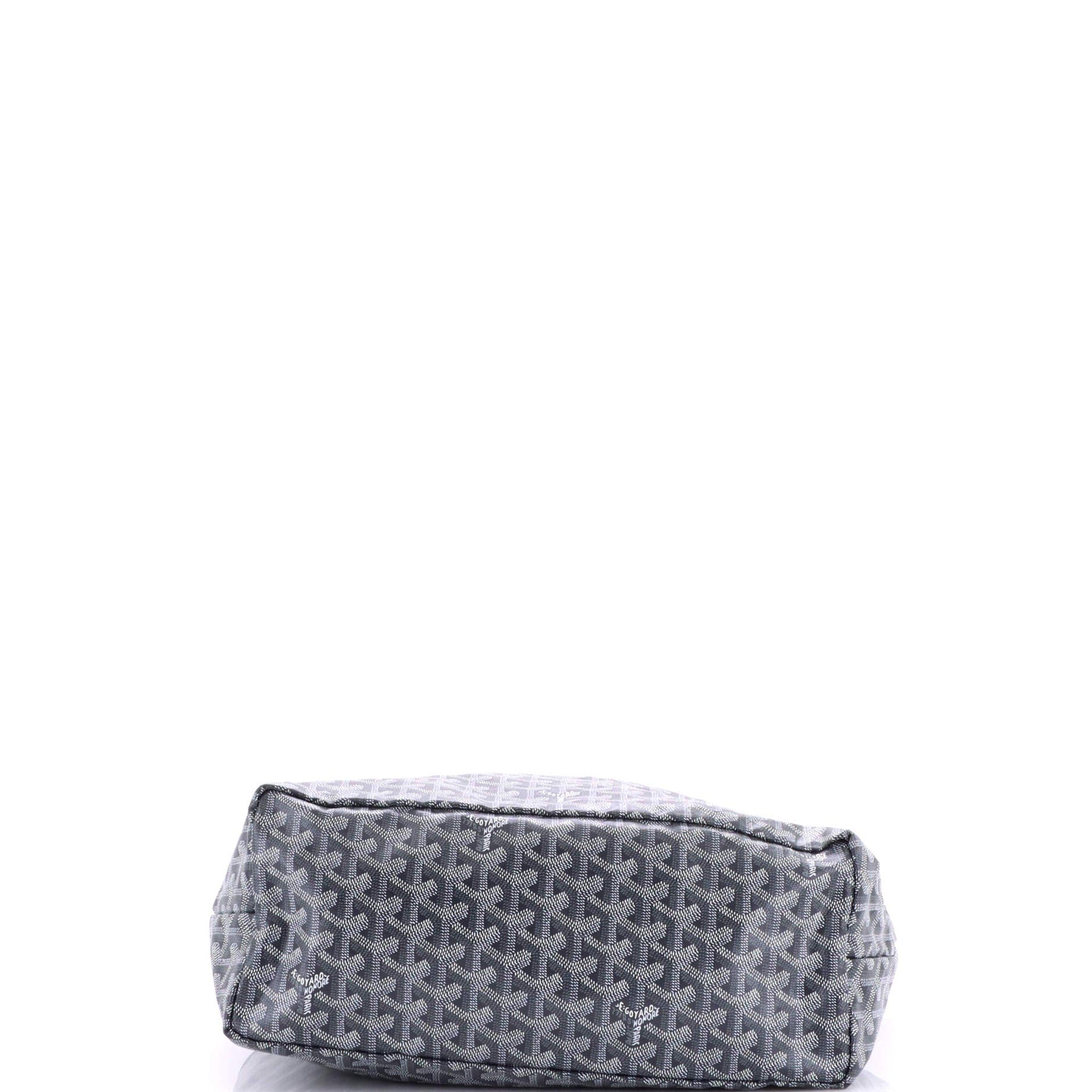 Pre-Owned Goyard Saint Louis Tote Coated Canvas PM, Alternate, color, Gray