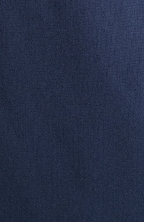 Johnnie-o Denzel Featherweight Nylon Snap-up Shirt Jacket In Blue