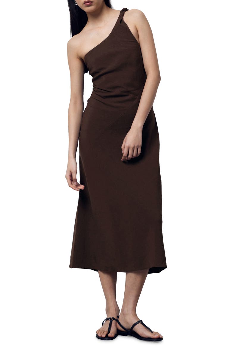 & Other Stories One-Shoulder Midi Dress, Main, color,