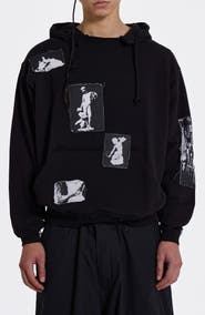 JADED LONDON Devoted Graphic Patch Distressed Hoodie