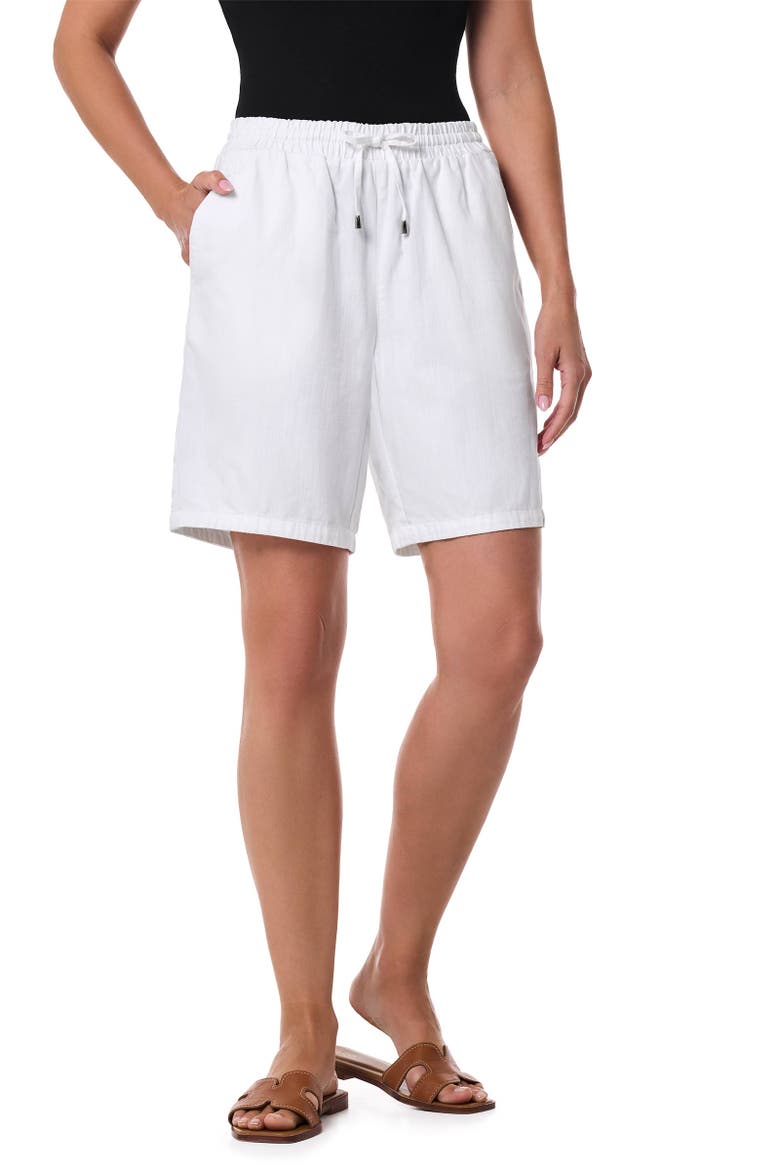 Enclave Chambray Shorts, UPF 50+ Sun Protection, Main, color, White Chambray