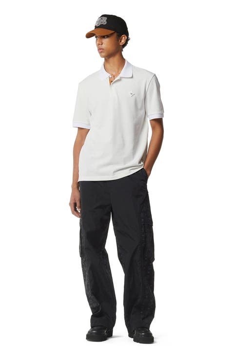 Diamond Patch Piqué Polo