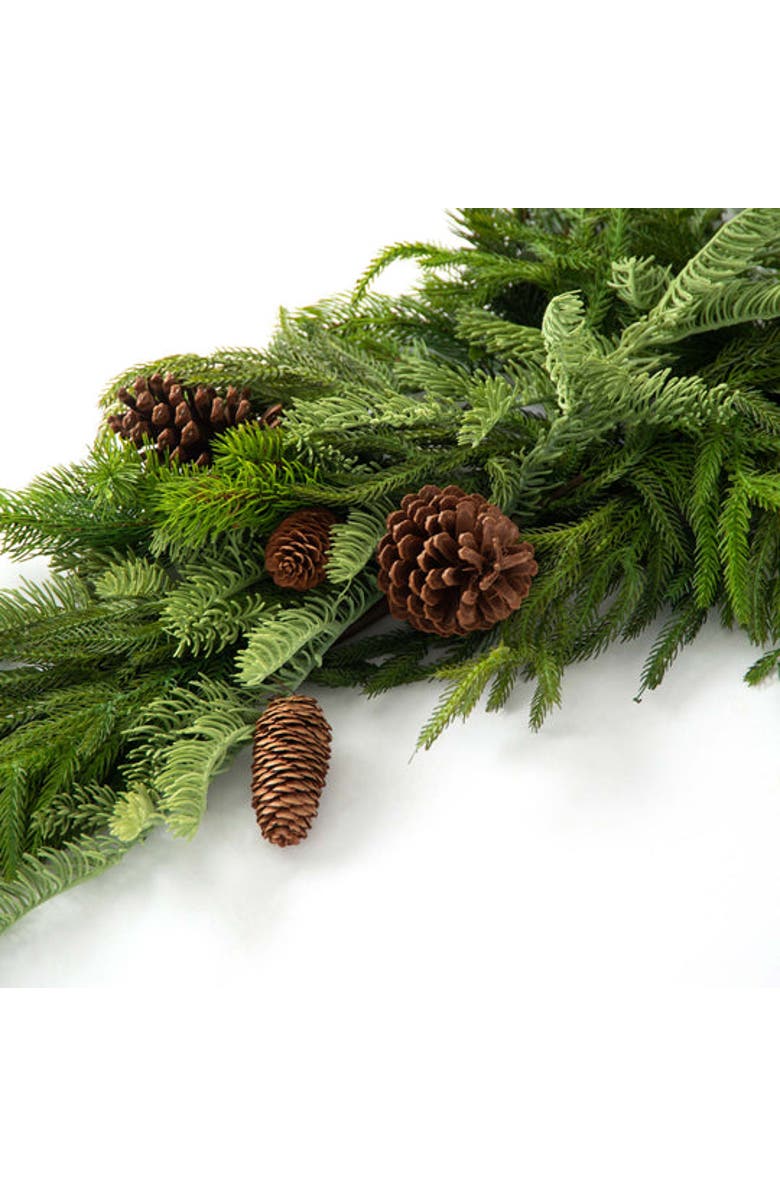 Darby Creek Trading Real Touch Norfolk, Spruce
Juniper Christmas Front Door Holiday Table Swag, Alternate, color, Green