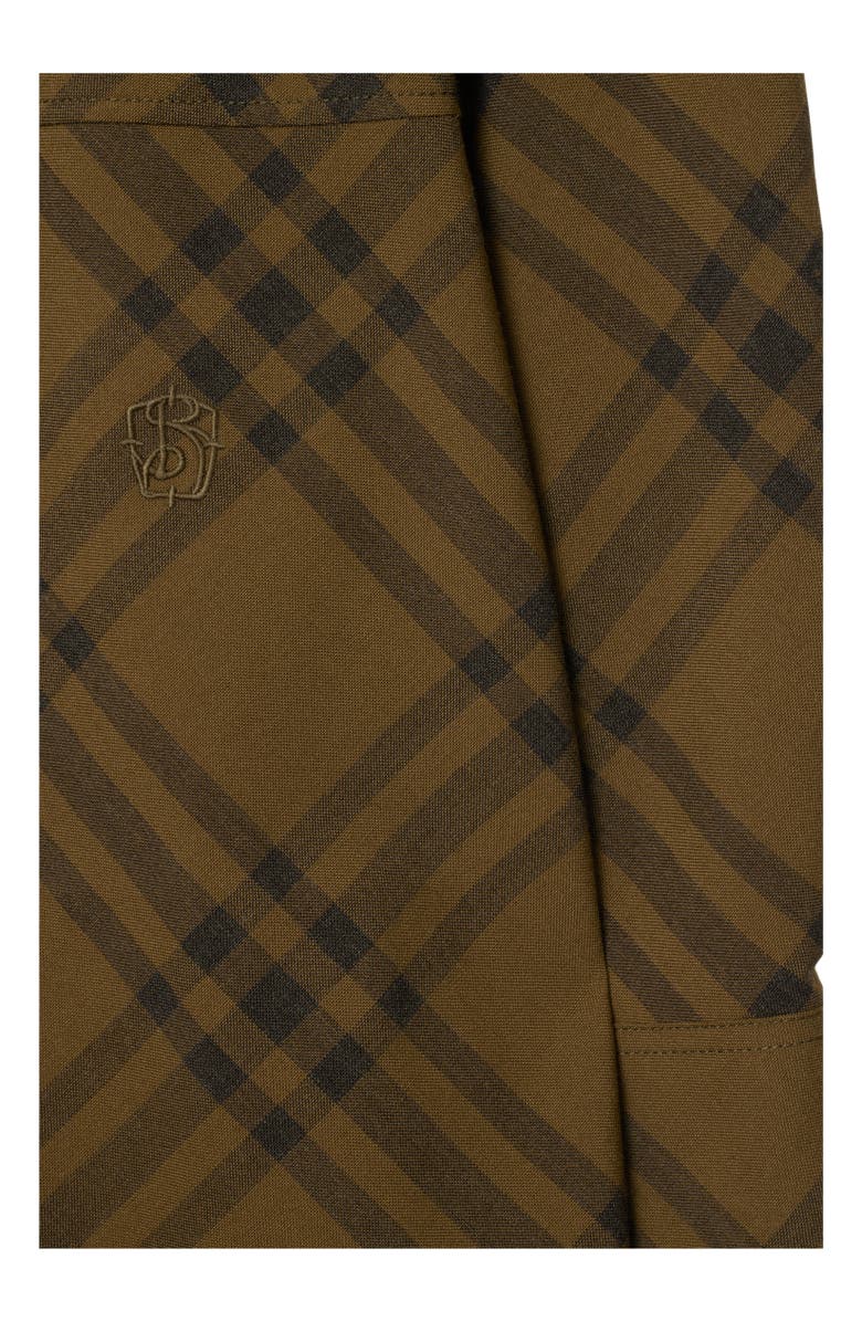 Burberry Check Wool Blend Shirt Dress, Alternate, color, 