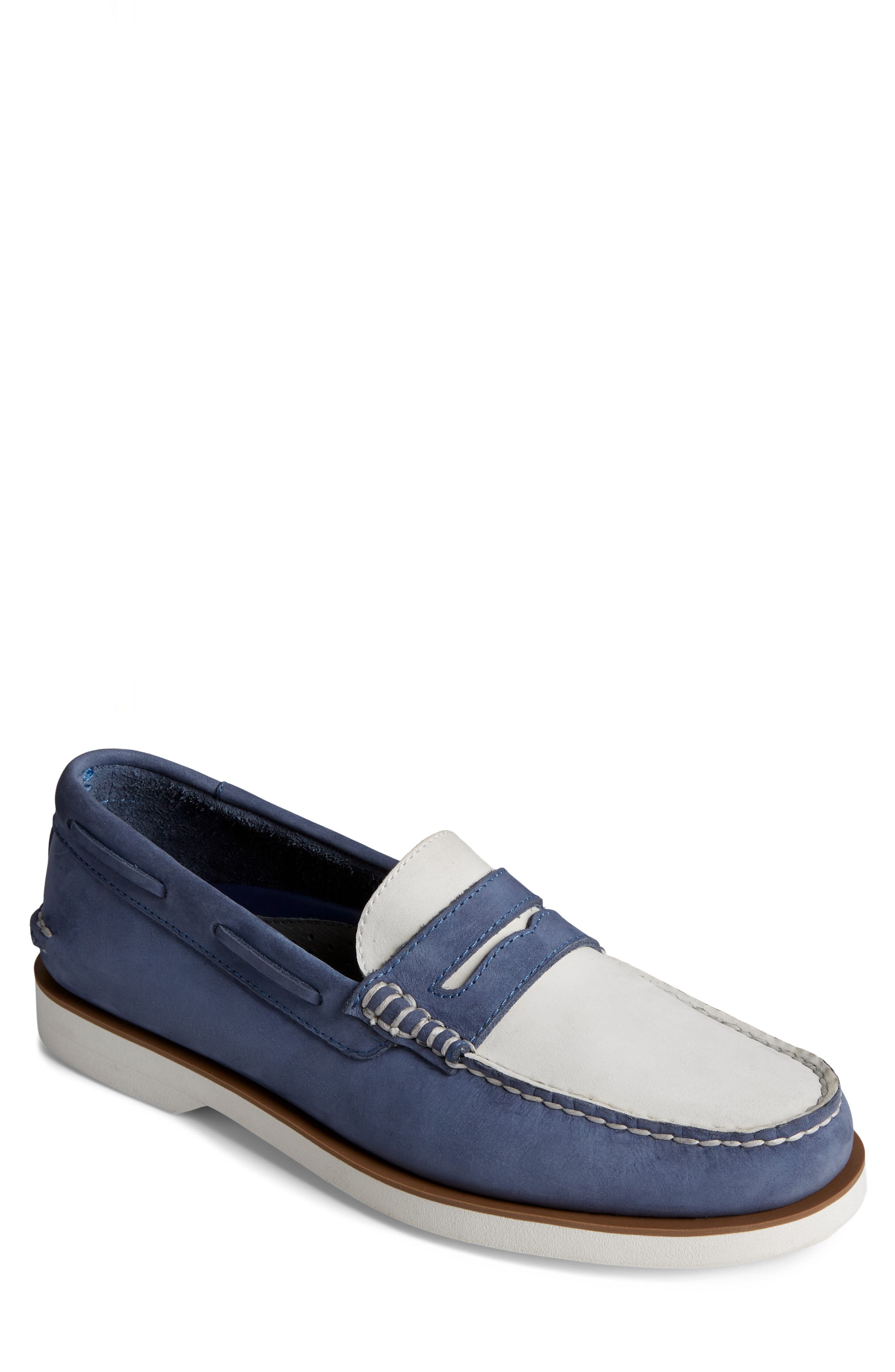 Authentic Original Boat Shoe, Main, color, BLUE MULTI