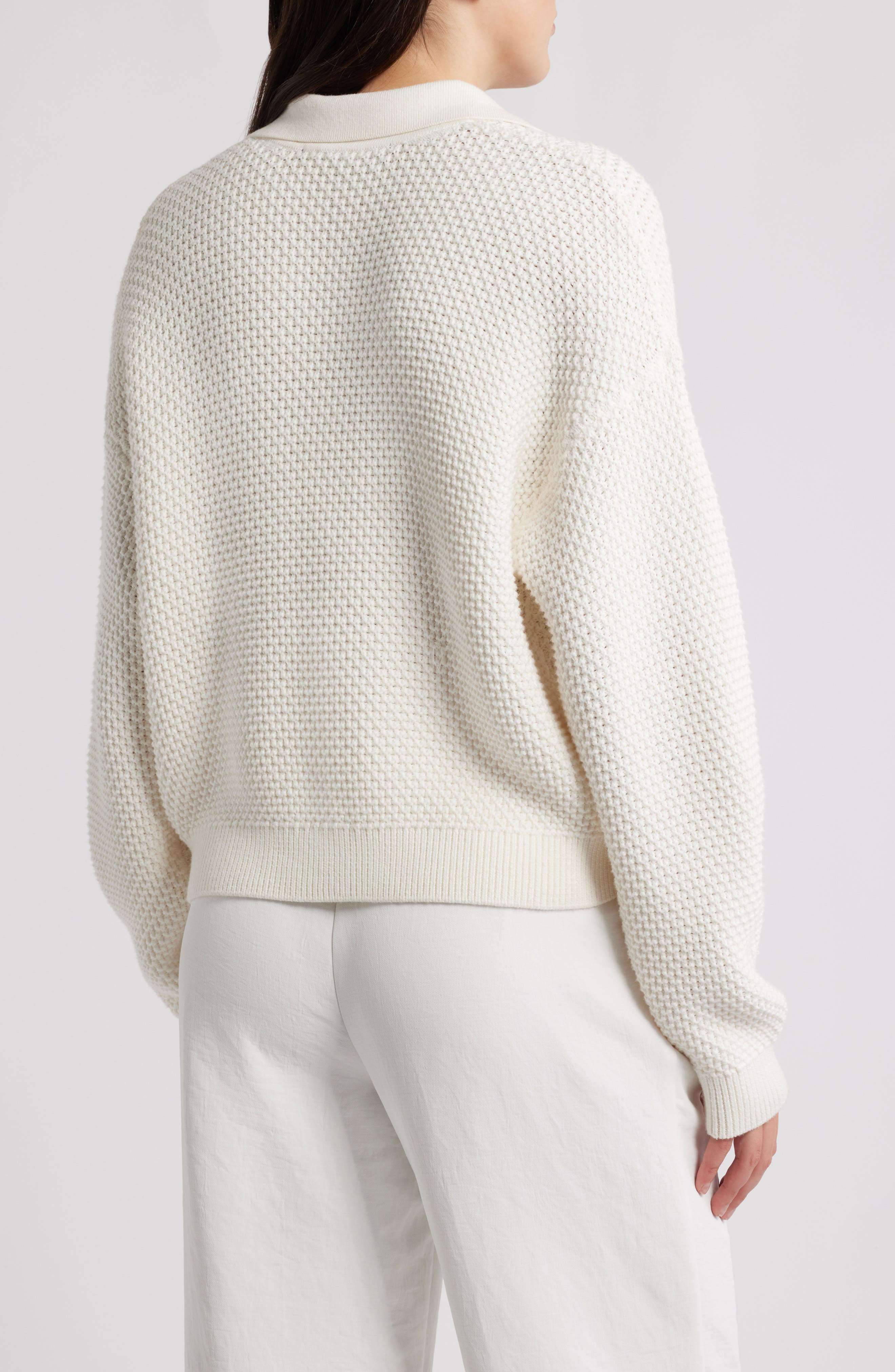 Remy Johnny Collar Sweater - image 2