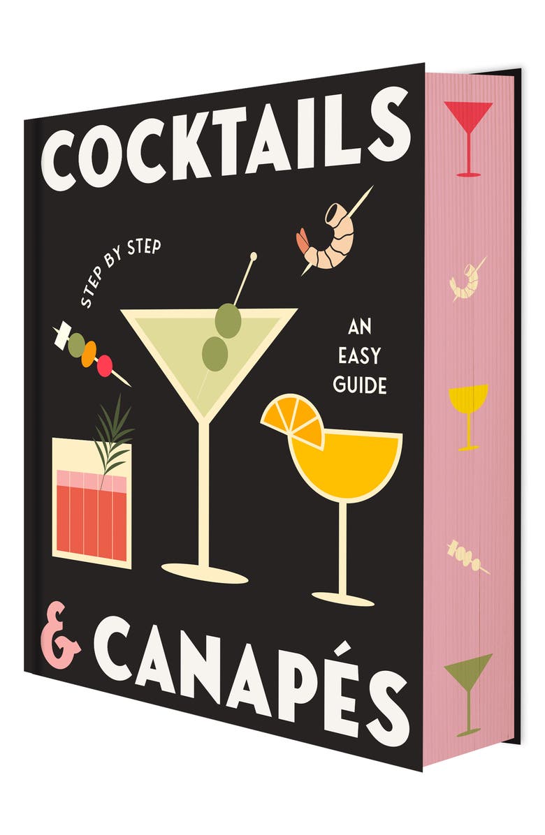 Simon and Schuster 'Cocktails & Canapés' Book, Alternate, color, Black
