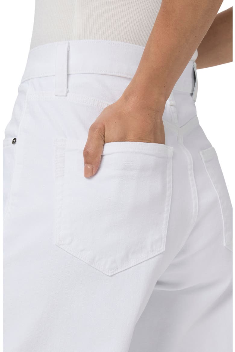 Cameron High Waist Ankle Wide Leg Jeans, Alternate, color, CRISP WHITE