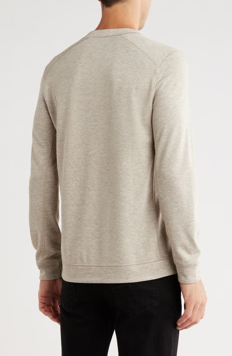 NICOBY Mélange Reversible Long Sleeve Shirt, Alternate, color, Tan