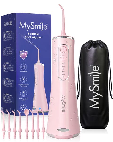 LP211 Cordless Water Flossers for Teeth, 260ML Reservoir, 5 Cleaning Modes, 8 Jet Tips