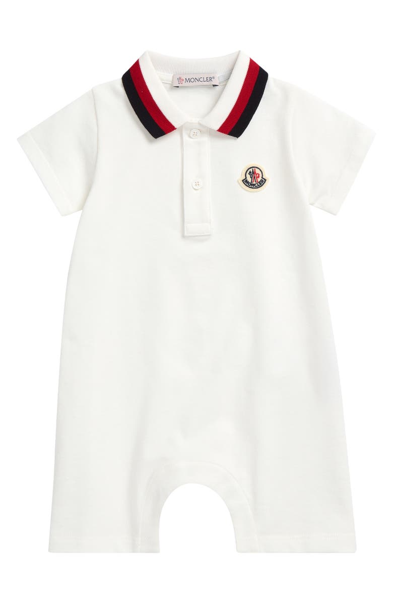 Moncler Polo Romper, Main, color, 