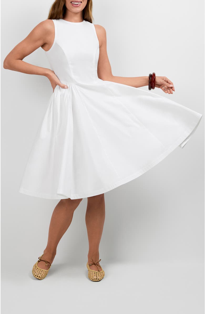 Trina Turk Lombardy Dress, Alternate, color, White