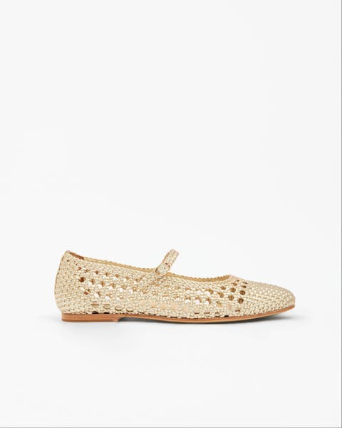 Ariana Woven Ballet Flats