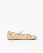 MI/MAI Ariana Woven Ballet Flats