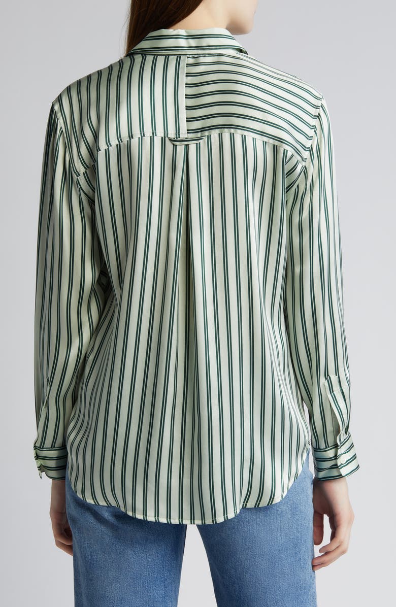 Rails Spencer Stripe Silk Shirt, Alternate, color,
