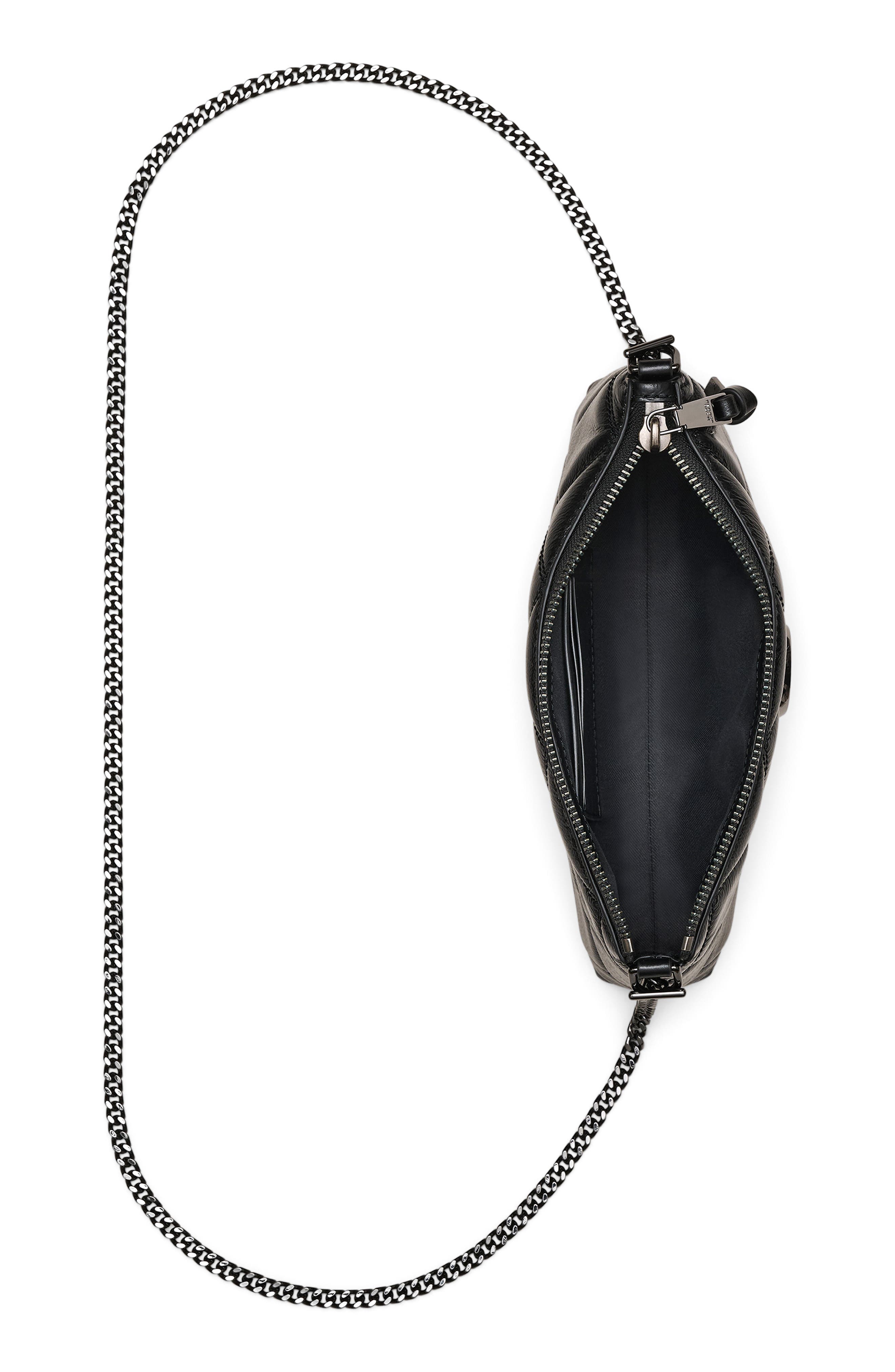 Marc Jacobs The Quilted Snapshot Pochette Bag, Alternate, color, Black