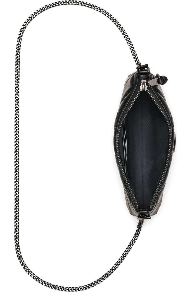 Marc Jacobs The Quilted Snapshot Pochette Bag, Alternate, color, Black