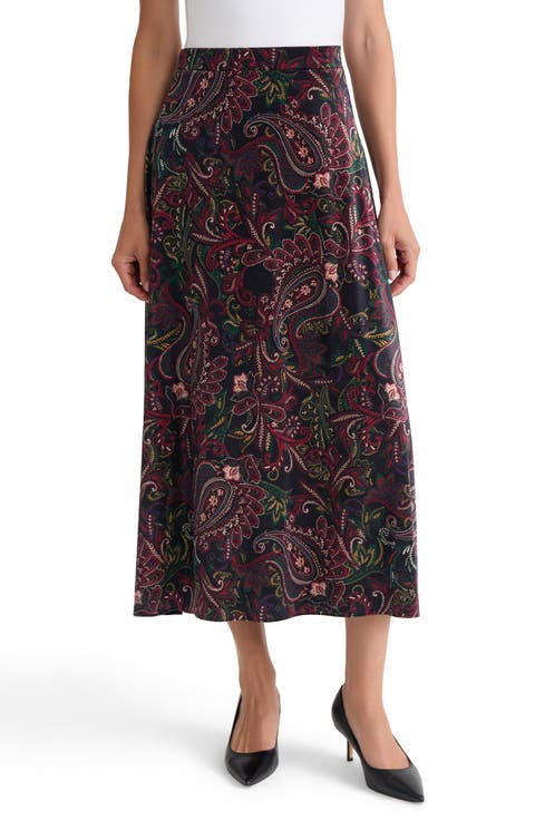 Paisley Maxi Skirt