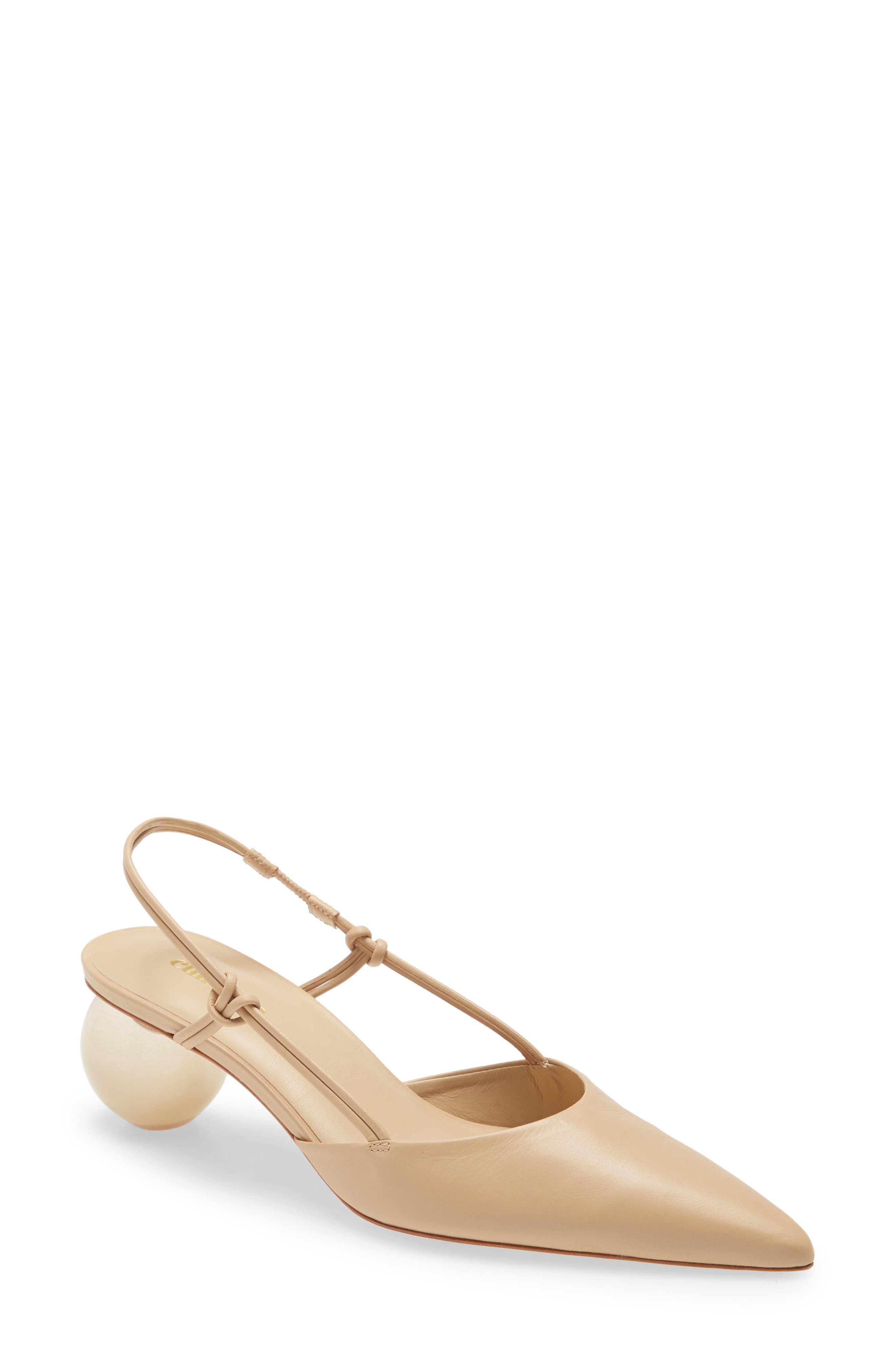 Aliza Slingback Pointed Toe Pump, Main, color, SAND