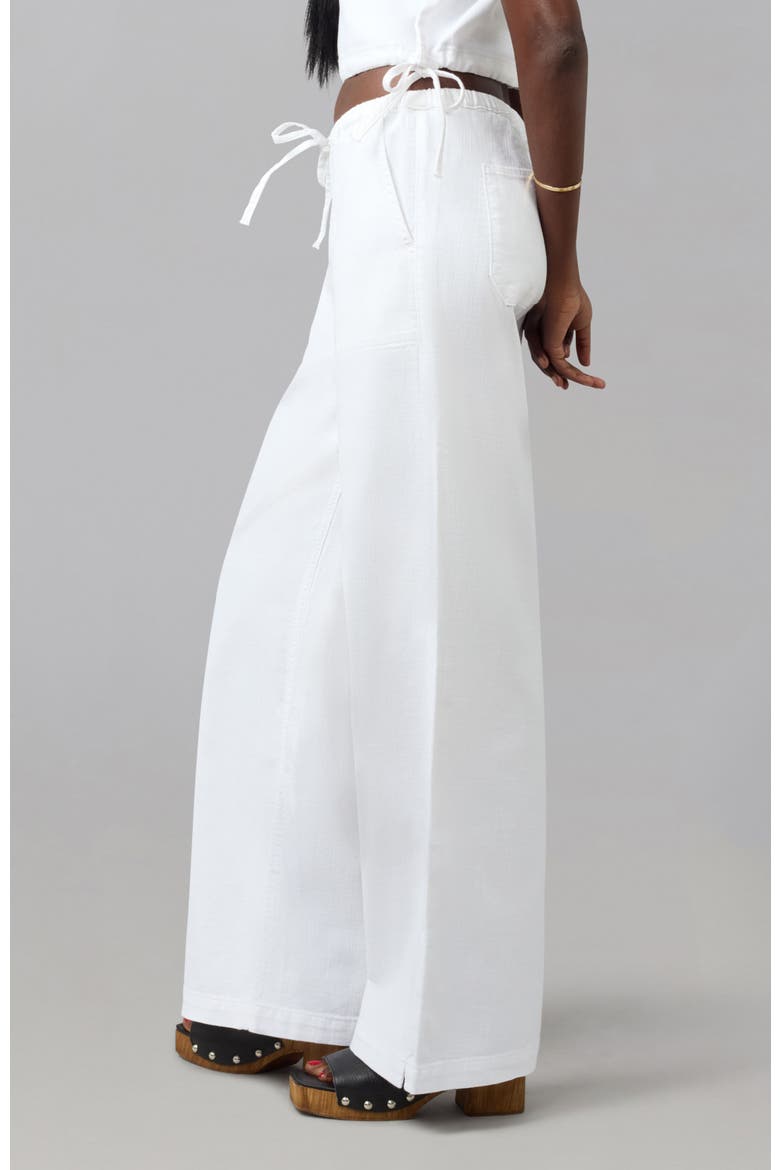 Remy Mid Rise Wide Leg Jeans, Alternate, color, WHITE
