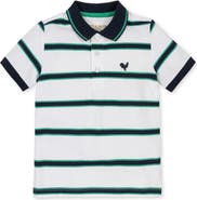 Hope & Henry Kids' Organic Short Sleeve Jersey Polo