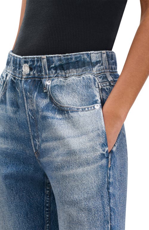 Rag & Bone Miramar Mid Rise Terry Jogger Jeans In Lakewood In Blue