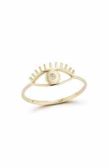 Ember Fine Jewelry Diamond Evil Eye Ring