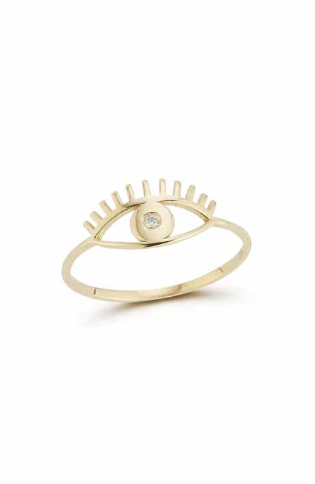 Ember Fine Jewelry Diamond Evil Eye Ring
