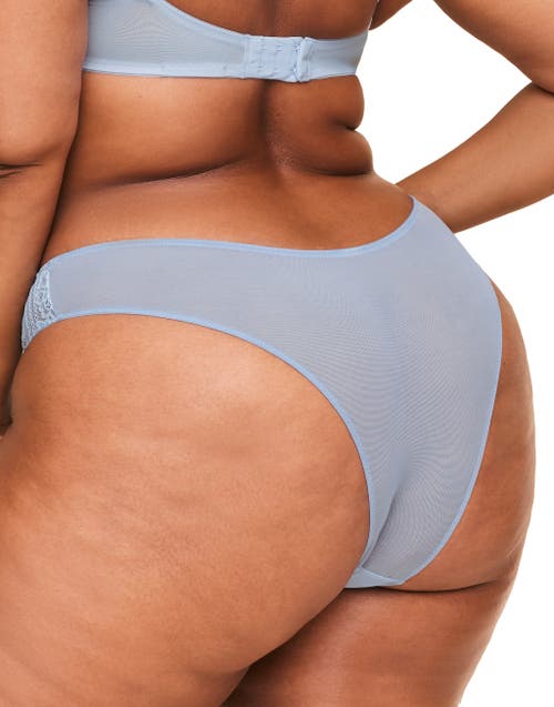 Adore Me Nixie Tanga Panties In Medium Blue
