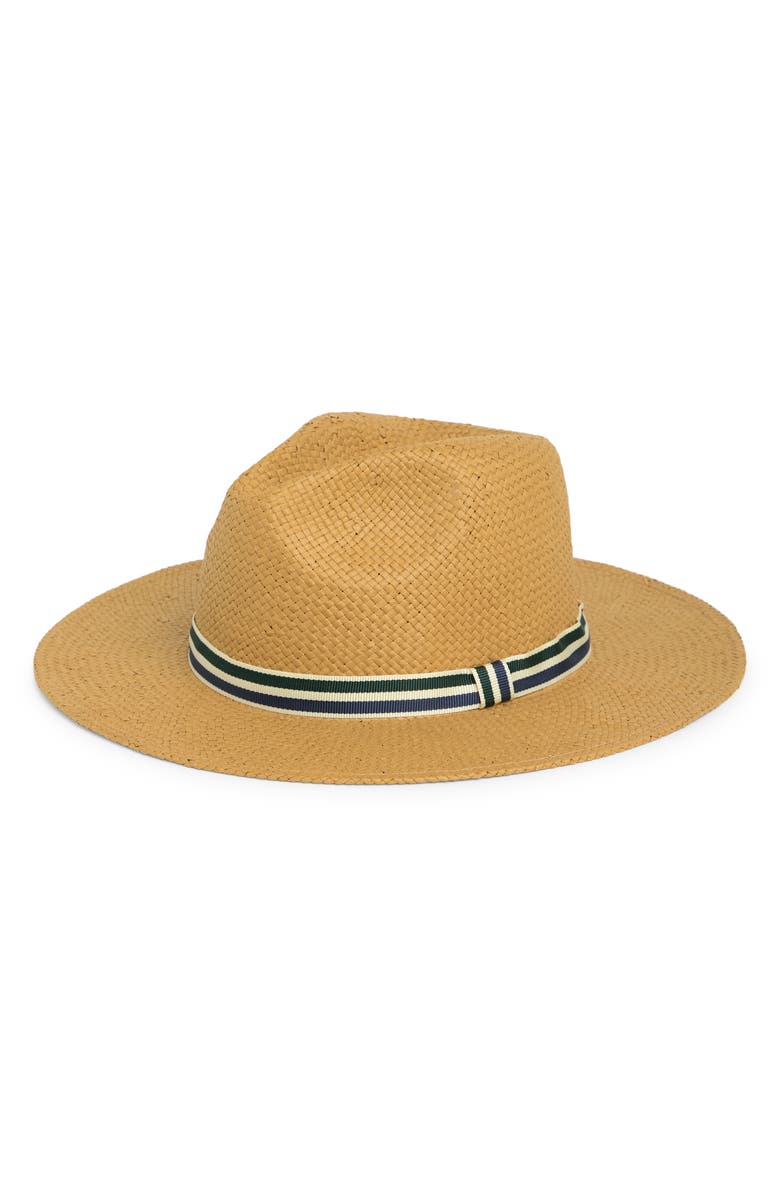 Cole Haan Paper Straw Fedora Hat, Main, color, 