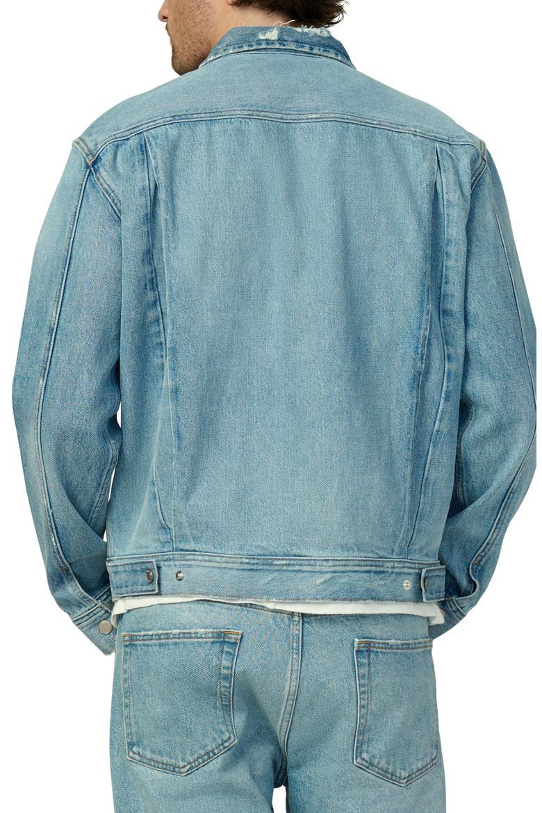 Alan Zip Denim Jacket, Alternate, color, TUJUNGA
