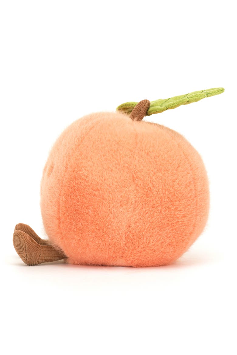 Amuseables Peach Plush Toy, Alternate, color, PEACH