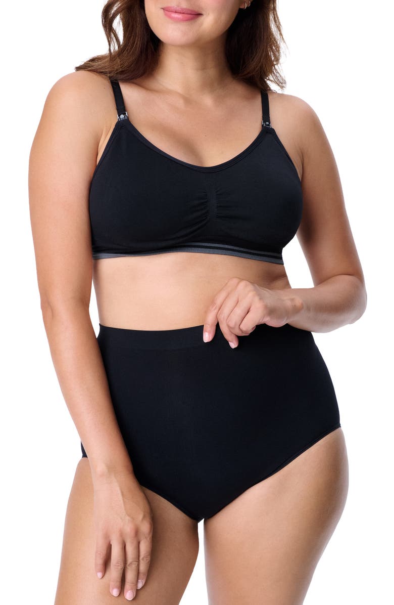 MOTHERHOOD MATERNITY Motherhood Women's Maternity Seamless Over-the-Bump Panty, 2-Pack, Alternate, color,