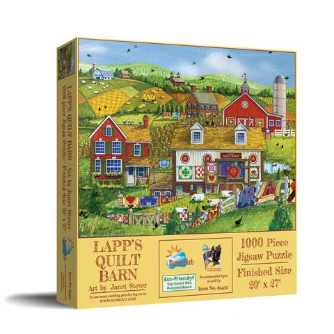 Lapp
s Quilt Barn 1000 piece Jigsaw Puzzle for Adults
