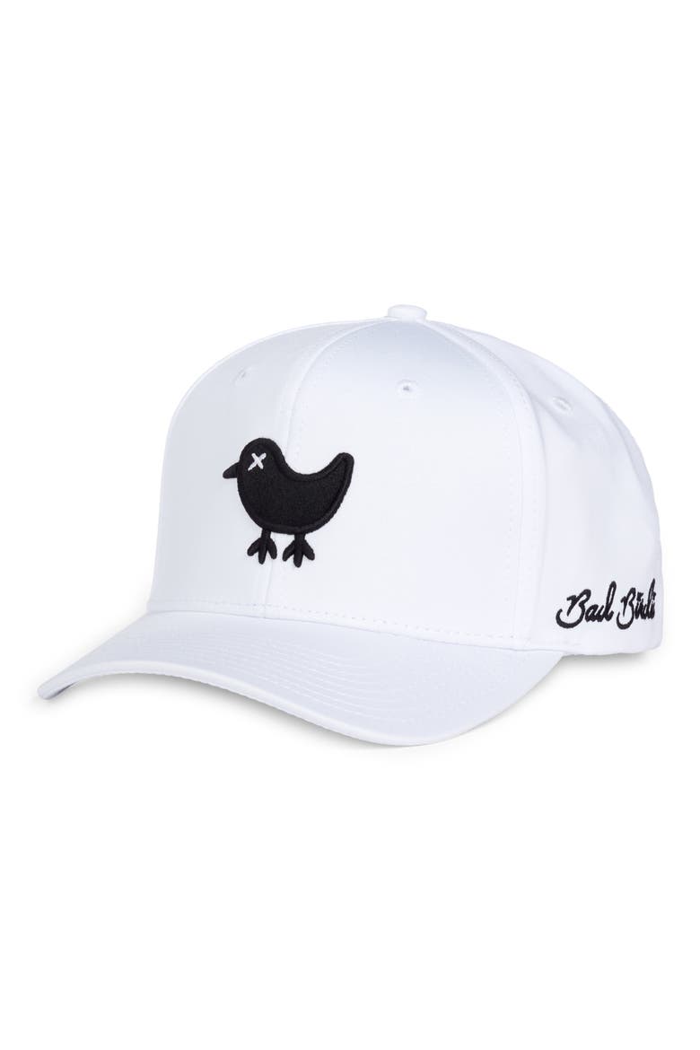 Embroidered Baseball Cap, Main, color, WHITE