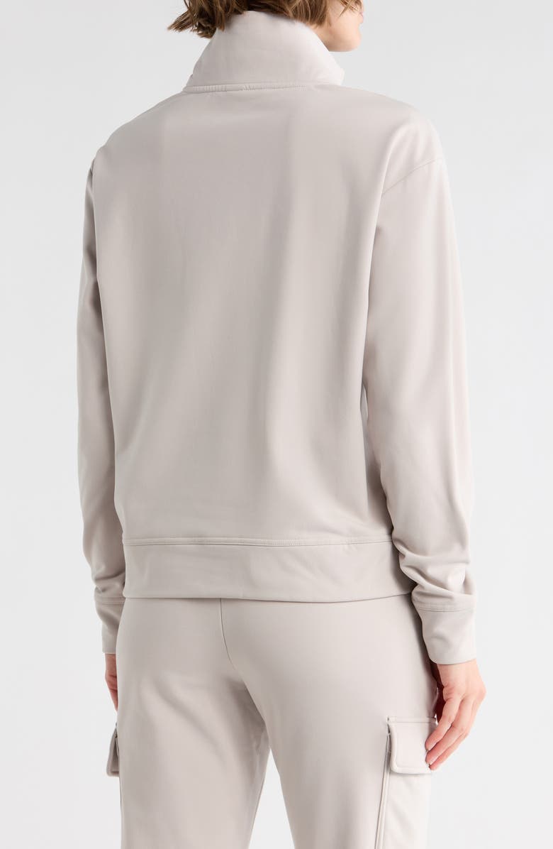 YOGALICIOUS PolarLux Adaptation Half Zip Pullover, Alternate, color, Shadow Rock